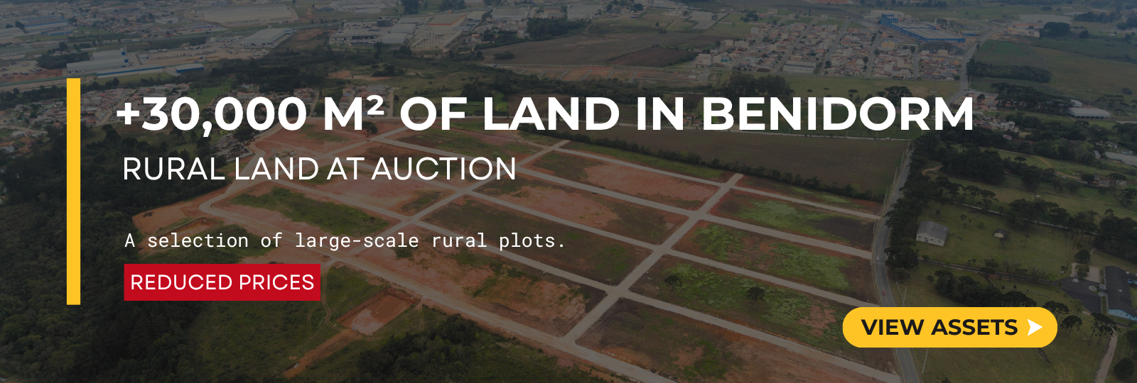 Set of rural plots in Benidorm - Commercial Court No. 1 of Alicante